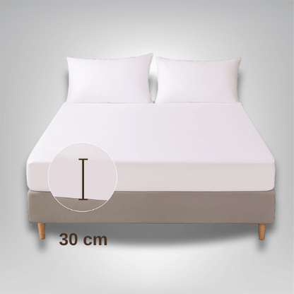 Protège matelas: Housse de Matelas Imperméable et Respirante en Jersey Doux - Maison Dormia