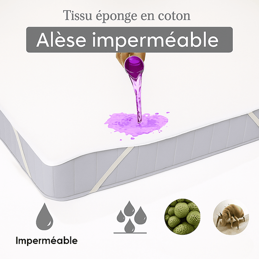 Protège matelas Imperméable en Coton Éponge - Maison Dormia