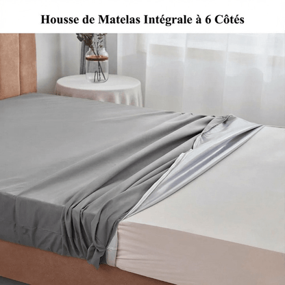 Protège - Matelas Intégral Premium Anti - Punaises (Housse Zippée) - Barrière Imperméable & Silencieuse - Maison Dormia