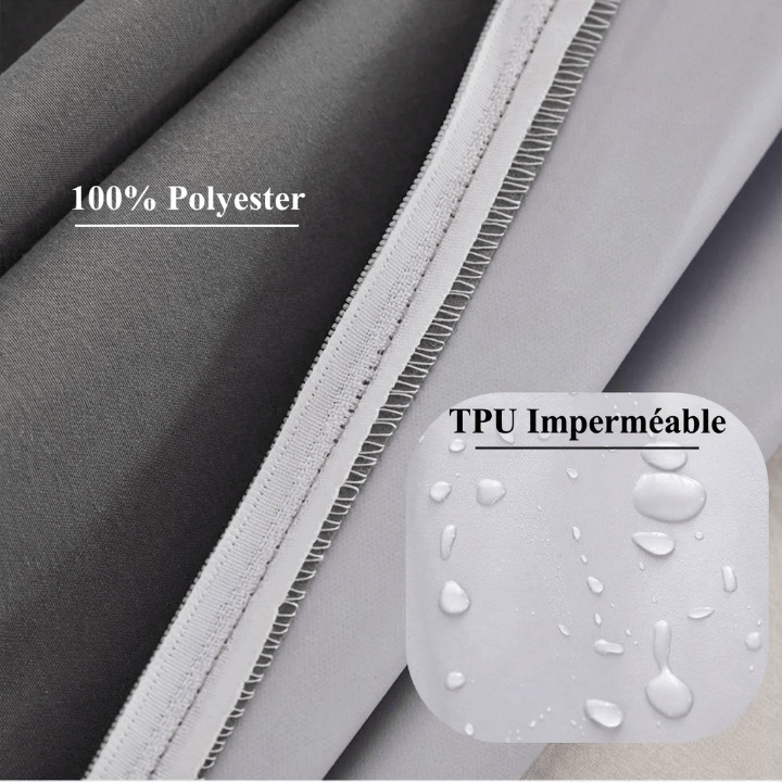 Protège - Matelas Intégral Premium Anti - Punaises (Housse Zippée) - Barrière Imperméable & Silencieuse - Maison Dormia